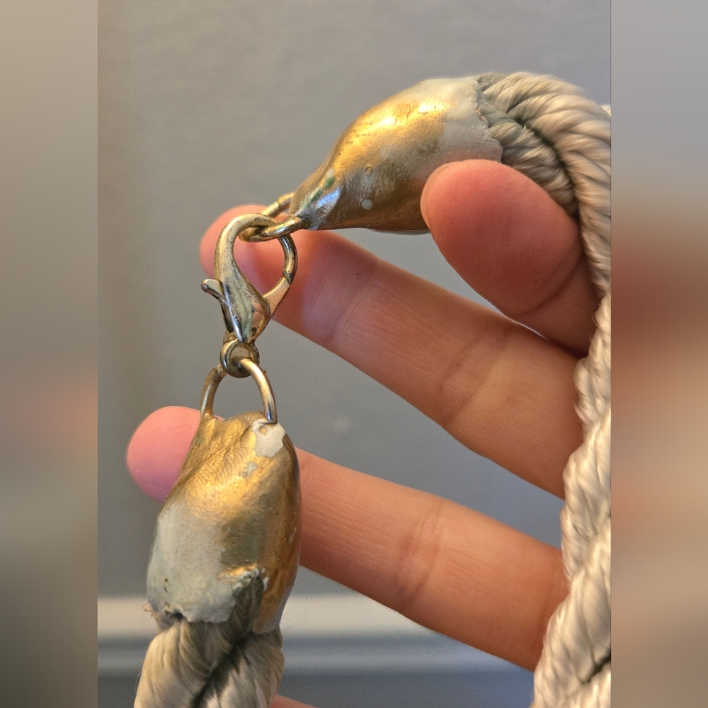 Adina Mills Necklace - Large Citrine/ Rope Chain - Picture 4 of 7